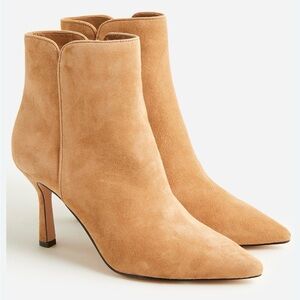 New J Crew collection Tan Suede Ankle Boots Women's Size 7